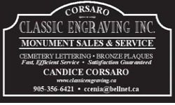 Logo for Corsaro Classic Engraving Niagara Inc. Logo for Corsaro Classic Engraving Niagara Inc.